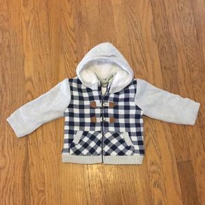 Super cute blue plaid jacket